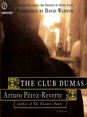 cover image of The Club Dumas